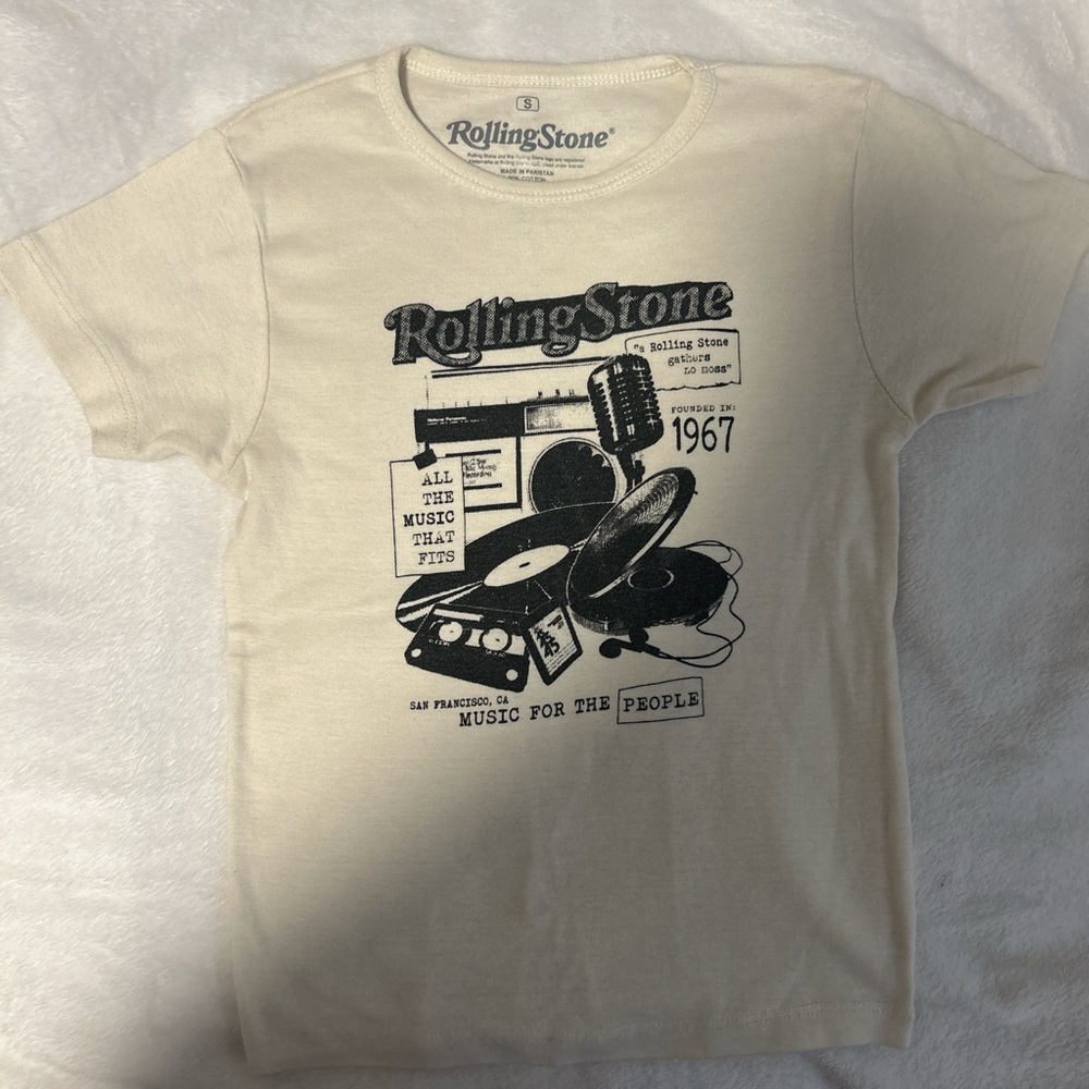 Créeme colored Rolling Stones top